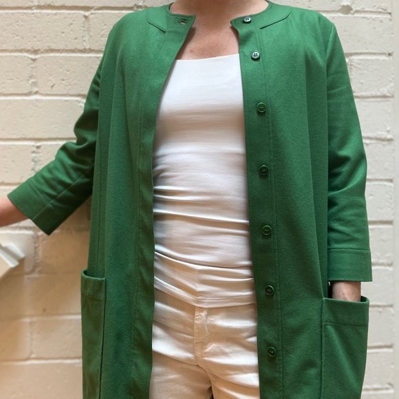 COS Statement Green Jacket Dress with Pockets - Picture 5 of 8